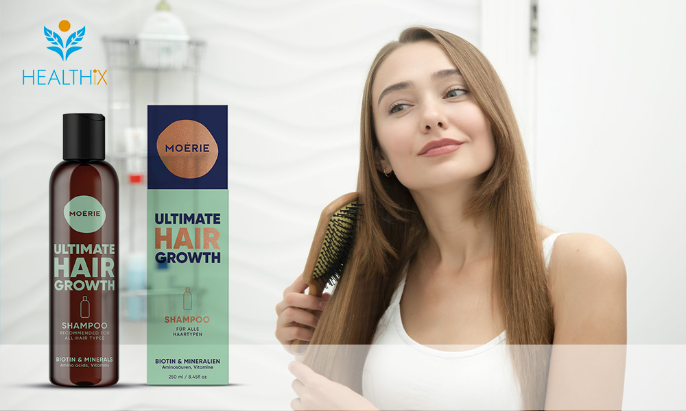 How to use the Moerie Ultimate Hair Growth Shampoo?